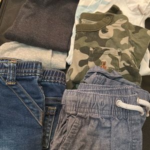 18 - 12 M baby cat and Jack pants & shorts lot